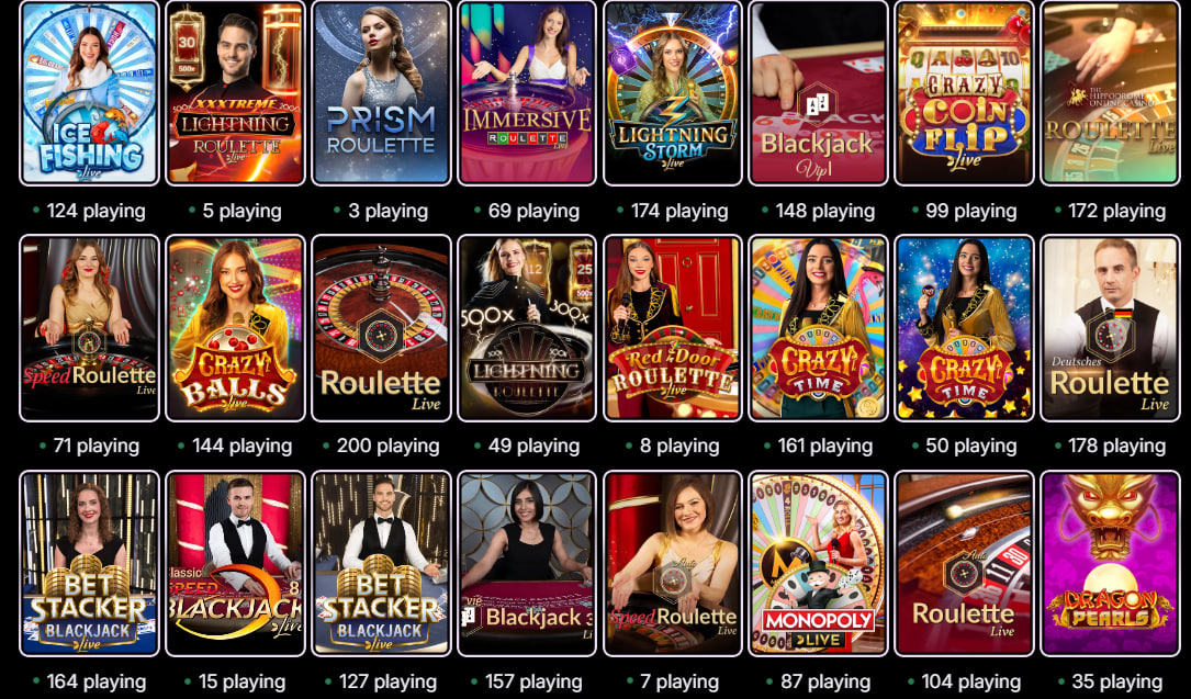 heavybet casino live games